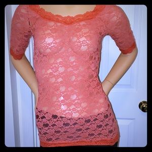 Free People lace top